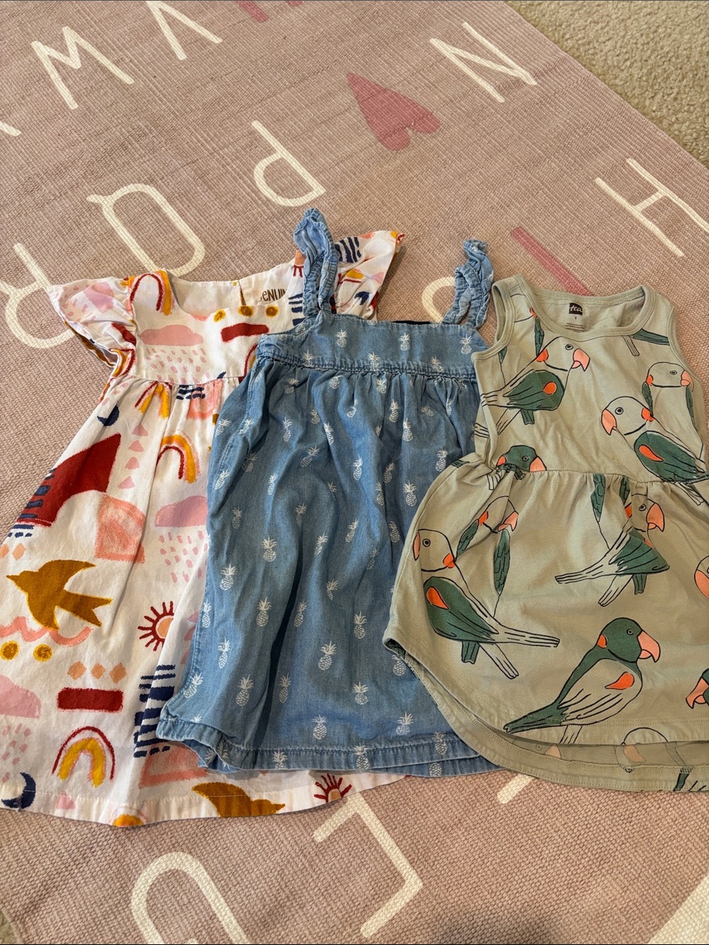 5 Toddler Dress and Top Bundle-  3T